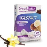 Lactase Enzyme 30 Tablets Vanilla bottle front view