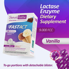 Sensilatte Lactase Enzyme product branding