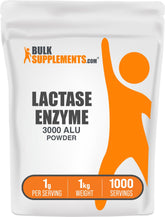 Lactase Enzyme Powder 3000 ALU - 1kg pack by BulkSupplements