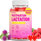 Front view of Lactation Supplement Gummies bottle - 60 counts