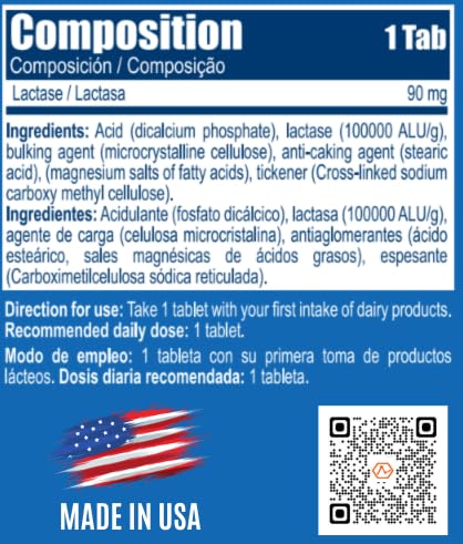 Vegan-friendly LactoDigest formula labeling