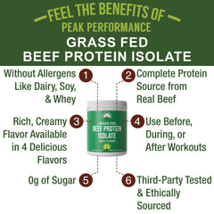 Lactose-free beef protein ingredients panel