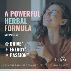 Herbal ingredients: Horny Goat Weed, Maca Root, Tribulus Terrestris