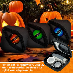 Case with included tweezer tool for lens handling