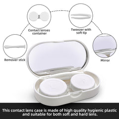 Included applicator and remover tools with lens case