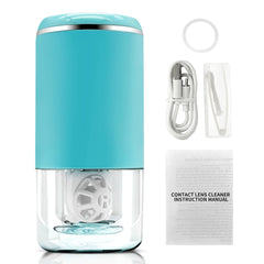 Blue LADYPONYCSC contact lens cleaner front view