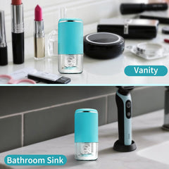 Portable travel-compact LADYPONYCSC contact lens cleaner