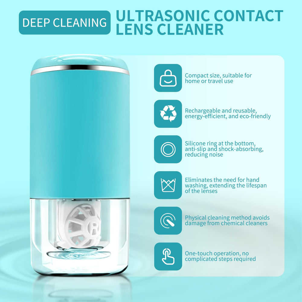 Ultrasonic cleaning LADYPONYCSC contact lens cleaner