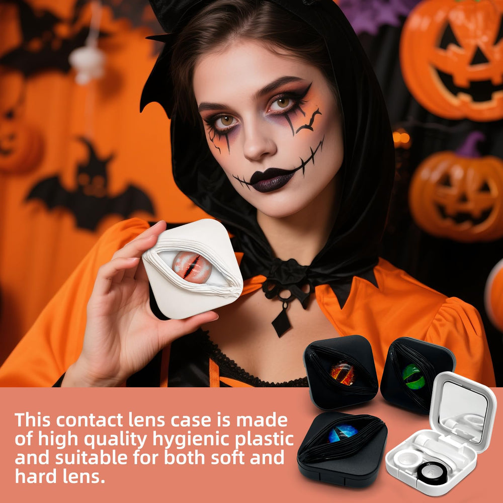 Leakproof design of LADYPONYSSC dragon-eye Halloween contact lens case