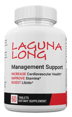 Laguna's Long for Men bottle – front view with 60 tablets