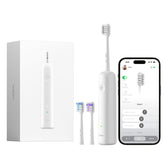 Laifen Wave toothbrush handle in white ABS plastic
