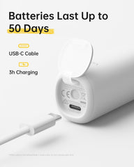 USB-C charging and 50-day battery life indicator