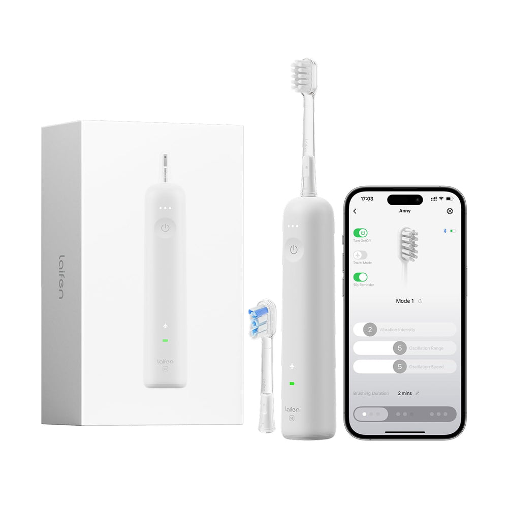 Front view of Laifen Wave Special Electric Toothbrush Matte Grey