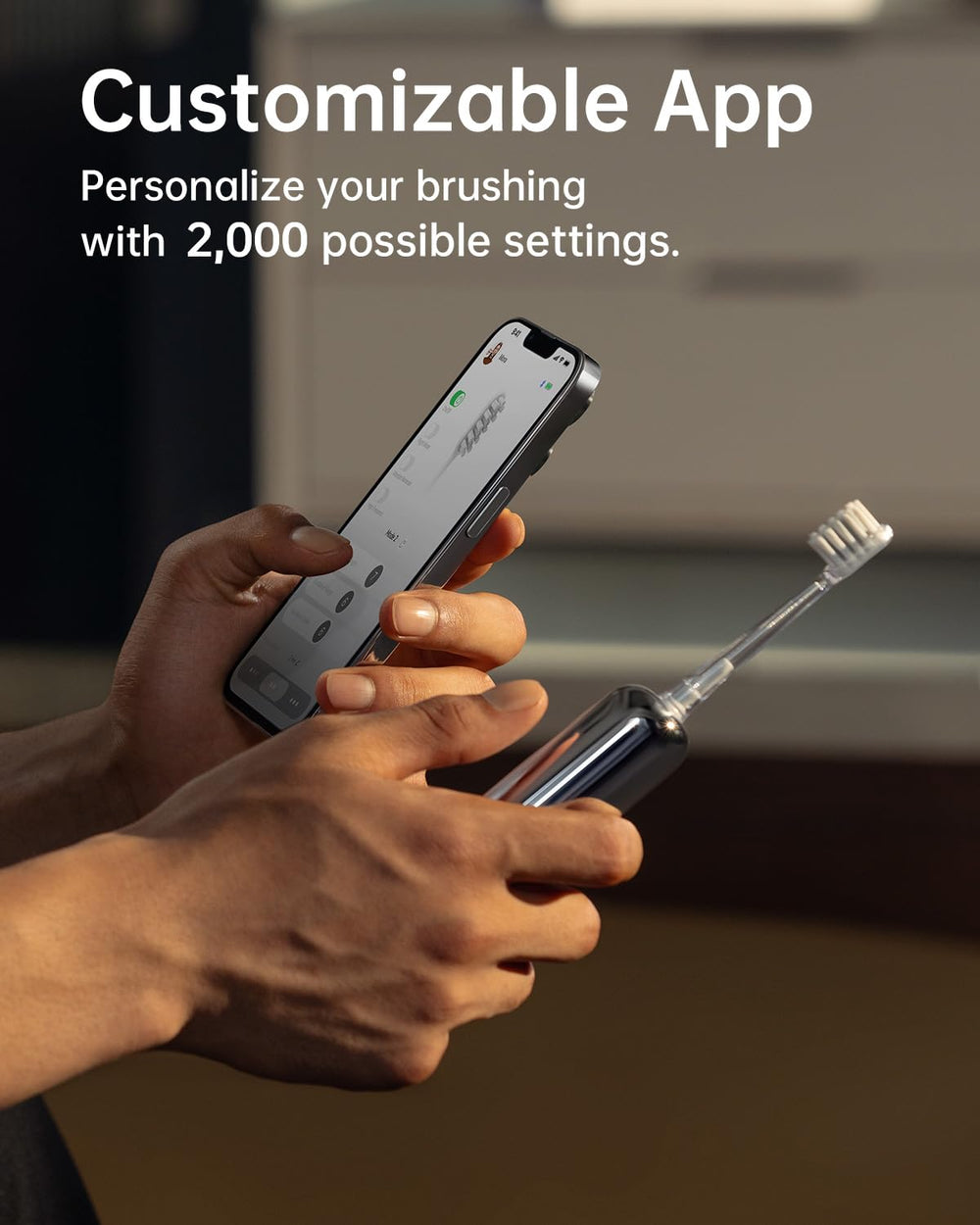Laifen Wave app interface on smartphone
