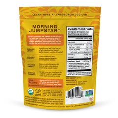 Front label of the 2.7 oz Morning Jumpstart bag