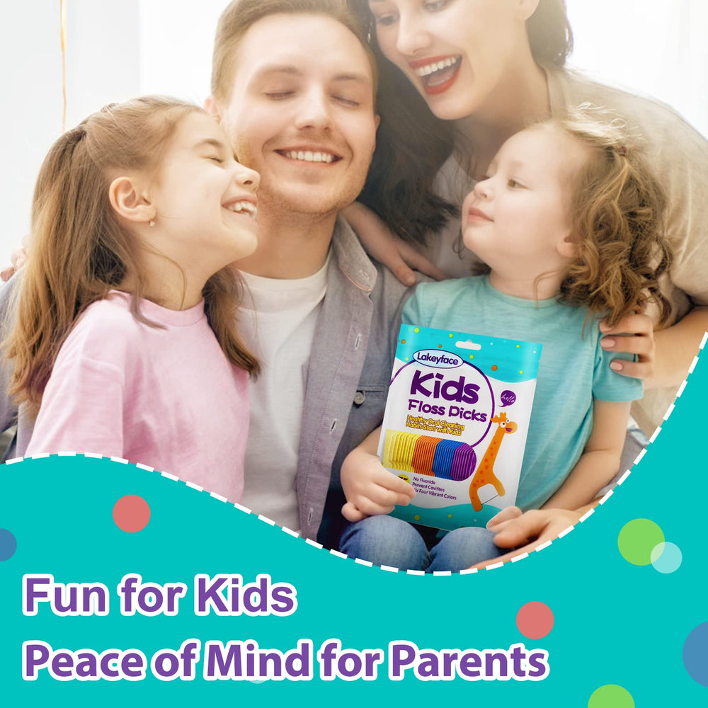 Final product shot of Lakeyface 300 count kids flossers