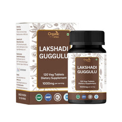 Organic Spree Lakshadi Guggulu 120 tablets bottle front view