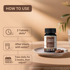 Lakshadi Guggulu bottle with capsules visible