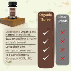 Illustration of Lakshadi Guggulu ingredients including Arjuna and Ashwagandha