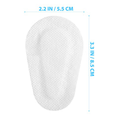 Medical-grade eye pads made from skin-friendly nonwoven fabric for comfort