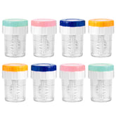 Lamoutor 8Pcs manual contact lens washer set in random colors