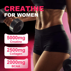 LanranBee Creatine for Women Gummies during a workout illustrating portable strength support.