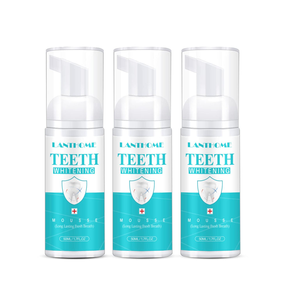 LANTHOME Teeth Whitening Foam bottle set (3 pieces)