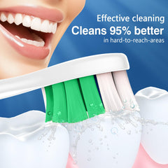 Blue-tinted bristles indicating wear in Lanveda 16-pack