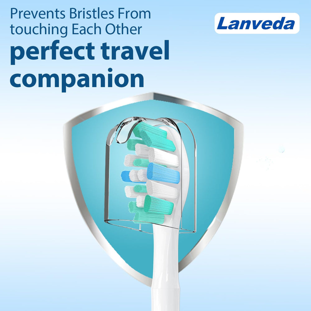Close-up of easy snap-on design on Sonicare handle
