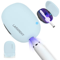 LARXREHY toothbrush cleaner case blue front view
