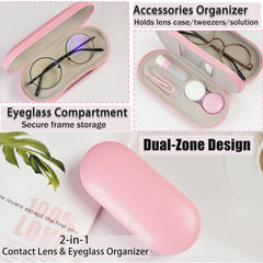 Interior view highlighting built-in mirror inside Lasiyanor case