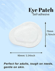 Latex-free eye patch material