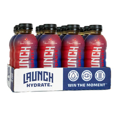 Launch Hydrate Fruit Punch can - front label view