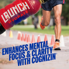 Nutrition facts for Launch Hydrate Fruit Punch