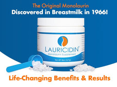 Lauricidin brand trust and quality badge