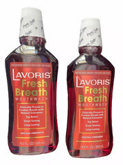 Lavoris Mouthwash Original Cinnamon bottle