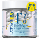 Lazpowfi Hair Skin Nails vitamins bottle front view