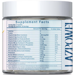 Lazpowfi 90 capsules bottle packaging on white background