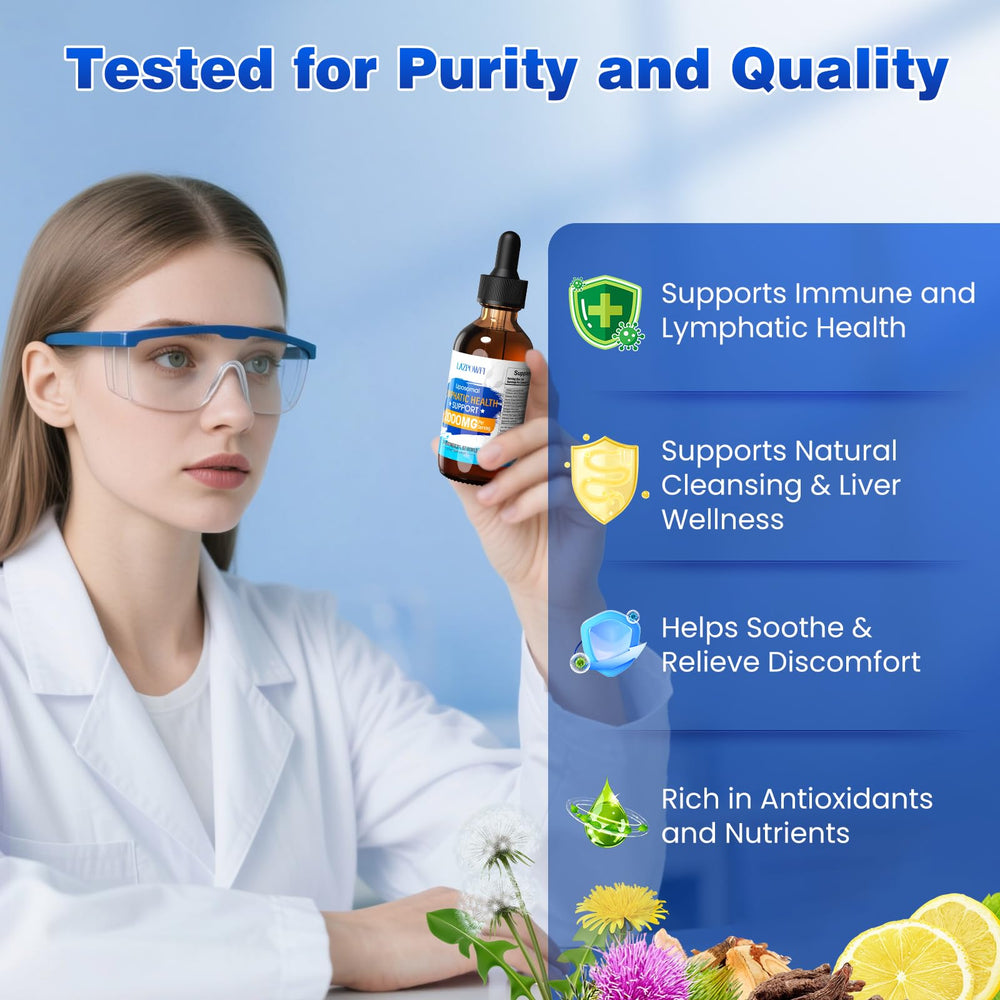 Ingredients: Cleavers and Burdock Root in Lazpowfi drops