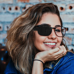 Using eye patch for lazy eye, amblyopia, and strabismus