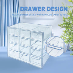 Multi-functional organizer for earrings, hair clips, lipstick, and more