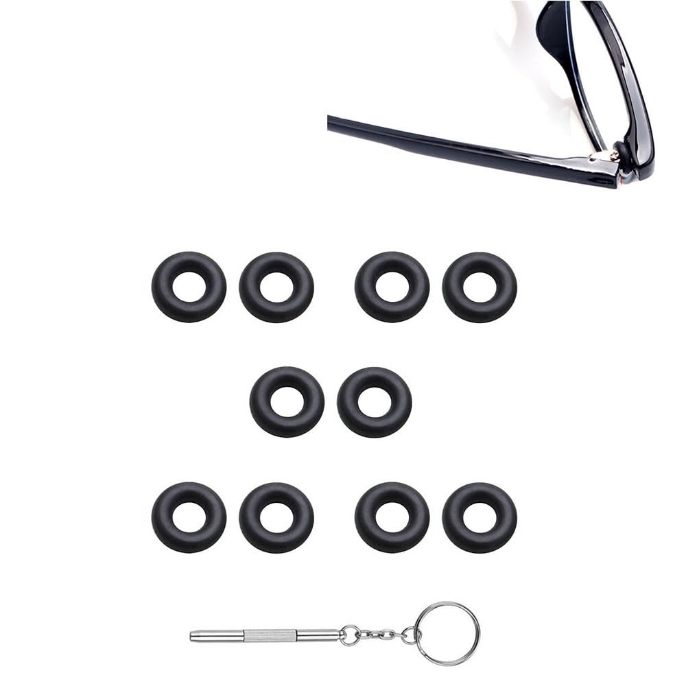 LCLONY 5 pairs eyeglass hinge tighteners kit