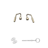 LCLONY metal nose pads and replacement arms (11.8mm)
