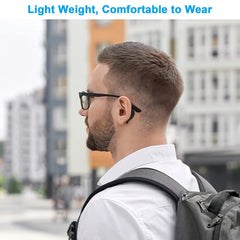 Ear grips compatible with various temple widths for glasses and sunglasses