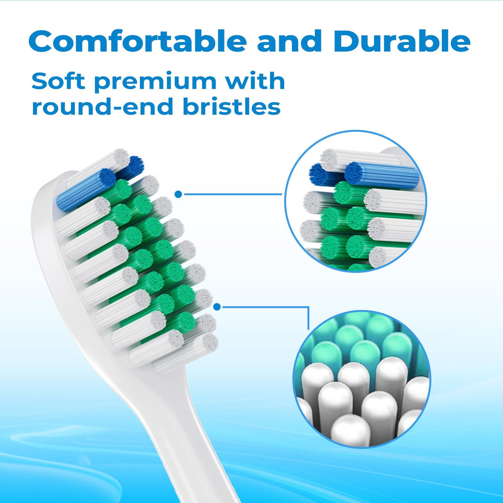 12-pack LDHUT replacement heads for Philips Sonicare displayed together