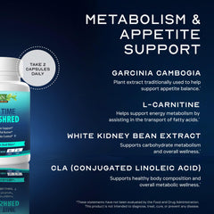 LEAN Nutra Night Time ingredient list photo emphasizes vitamin and herb blend for non-stimulating nighttime support.