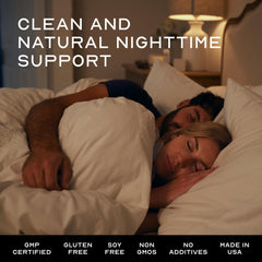LEAN Nutra Night Time pouring capsules scene suggests effortless nighttime routine fostering healthy sleep.