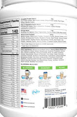 Nutrition label for Lean1 Birthday Cake