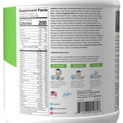 LEAN1 Nutrition53 vanilla shake glass, creamy post-workout fuel with balanced protein and fiber.