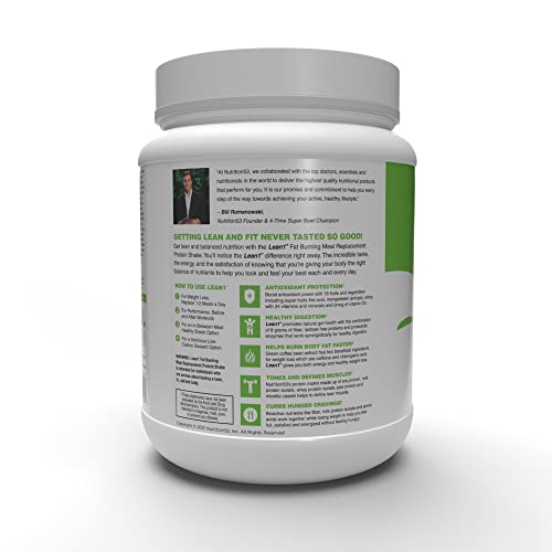 Graphic highlighting 27 vitamins and minerals in Lean1 Strawberry